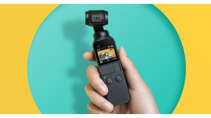 DJI Osmo Pocket: найменша 4K камера в світі з 3-х осьовим стабілазатором