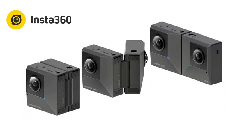 Insta360 EVO - це складна камера, яка знімає як 360°, так і 3D 180°