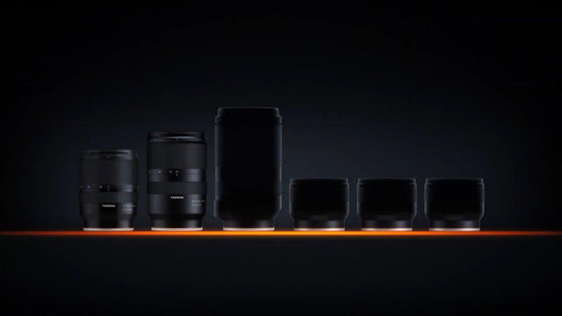 Тизер чотирьох повнокадрових об'єктивів Tamron для Sony E-mount